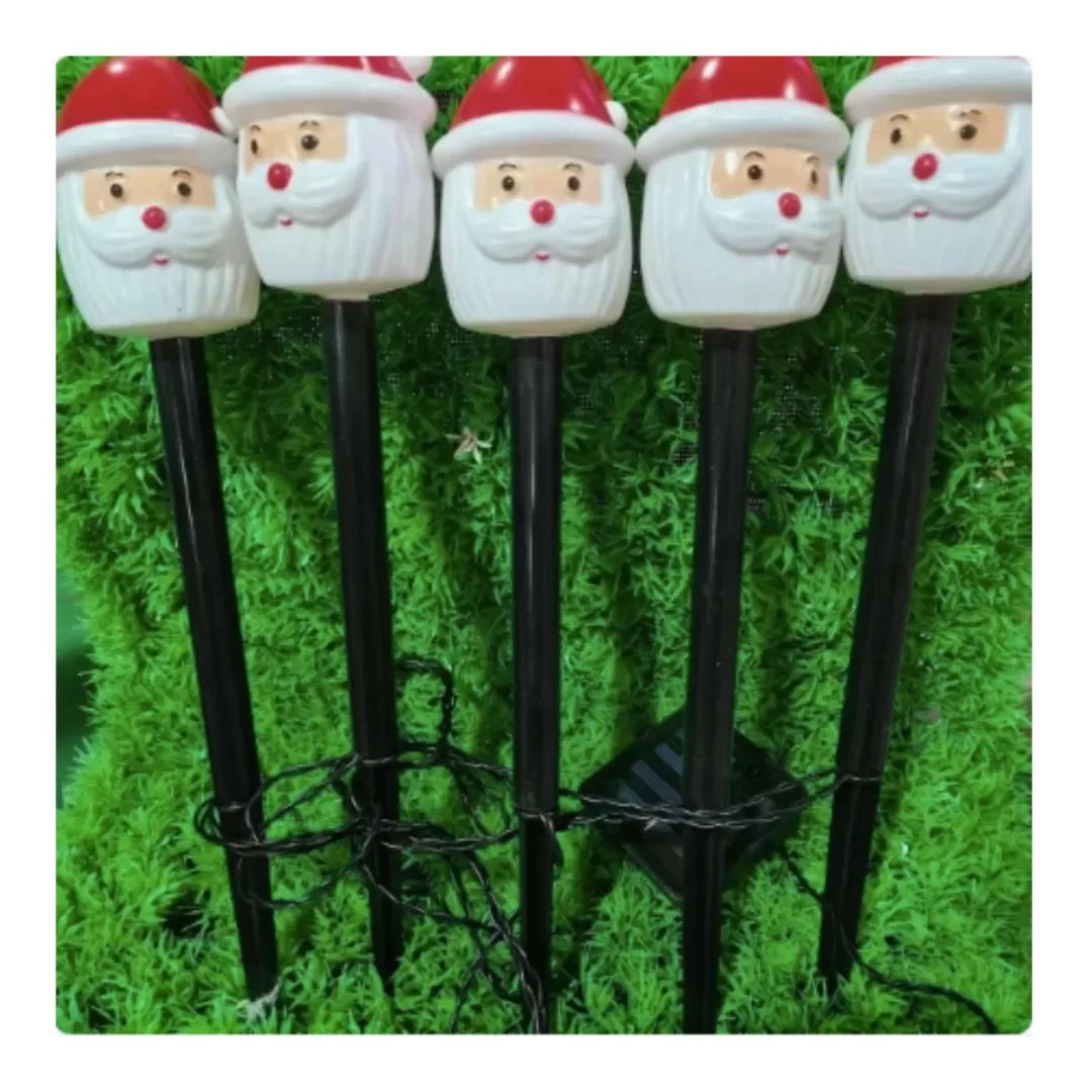 Estacas Navideñas para Camino de Santa Claus - Luces Solares